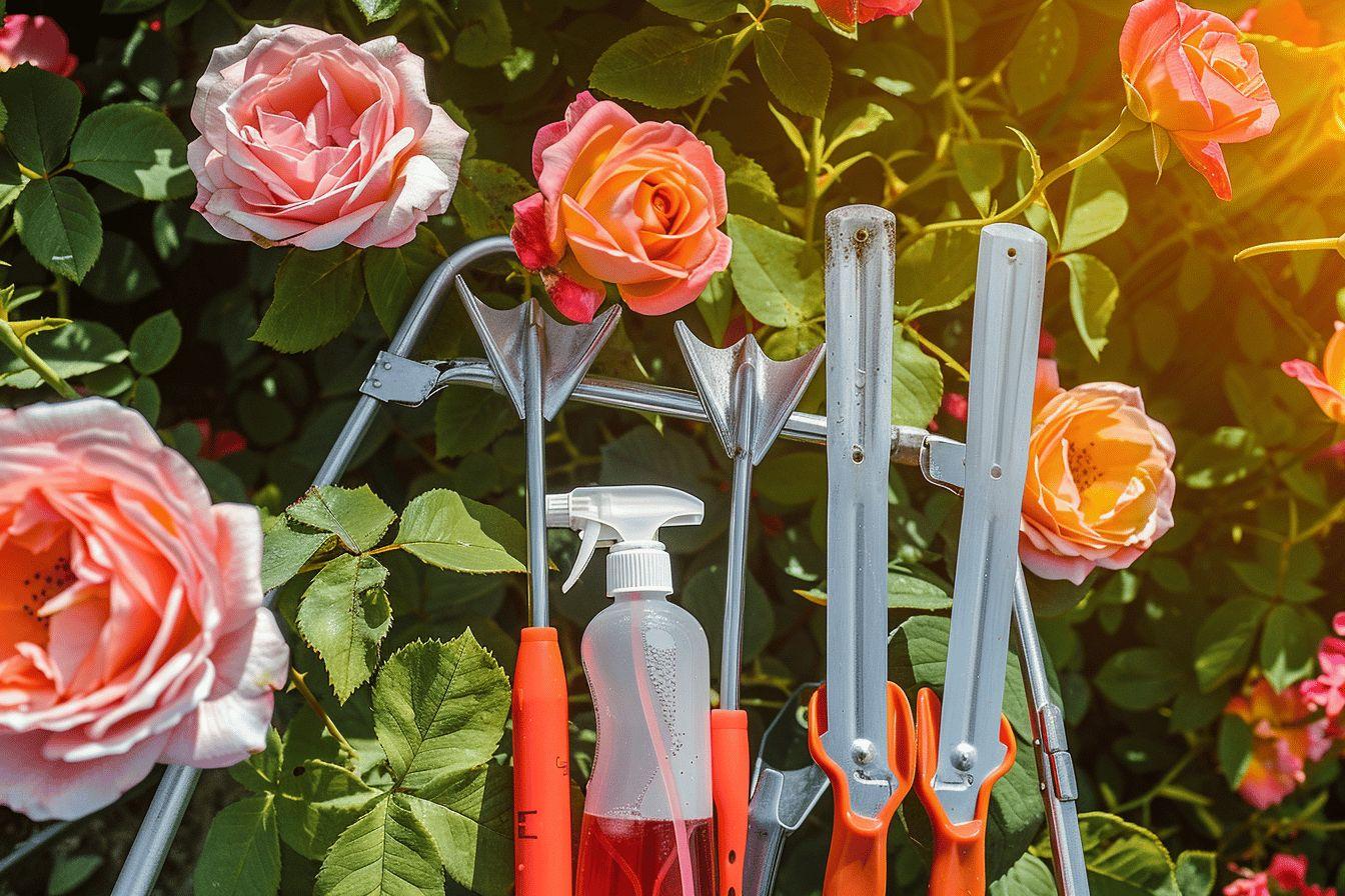 Taille des rosiers en février